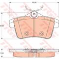 FREN BALATASI ARKA PEUGEOT 308 09- TRW 1608520680
