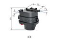 YAKIT FİLTRESİ MÜŞÜRSÜZ 02-08 FORD FIESTA BOSCH 2S6Q9155BA