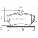 MERCEDES SPRINTER FREN BALATASI ARKA 2006- BSG A0044206920