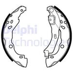 PEUGEOT 208 FREN BALATASI ARKA 13- DELPHI 1606631180