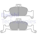 AUDI A4 FREN BALATASI ÖN 15- DELPHI 8W0698151L