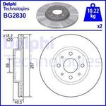 FIAT ALBEA FREN DİSKİ ÖN 03- DELPHI 51749124