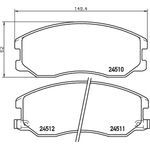 CHEVROLET CAPTIVA FREN BALATASI ÖN 07- SANGSIN 96626070