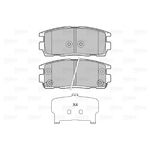 CHEVROLET CAPTIVA FREN BALATASI ARKA 07- VALEO 96626076