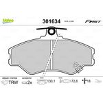 HYUNDAI H100 FREN BALATASI ÖN 93-08 VALEO 581014BA00