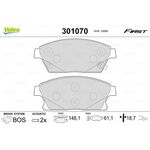 OPEL ASTRA J FREN BALATASI ÖN 09- VALEO 1605178