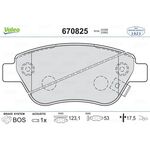 OPEL CORSA D FREN BALATASI ÖN 07- VALEO 1605153 1605258
