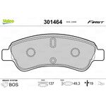 PEUGEOT PARTNER FREN BALATASI ÖN 02- VALEO 4254.75 4252.59