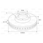 AUDI A4 FREN DİSKİ ARKA 11- VALEO 4H0615601F
