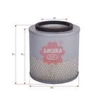 ISUZU TFR HAVA FİLTRESİ 92-02 SAKURA 8943349060