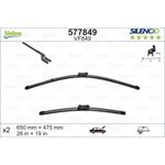 BMW F45 SİLECEK SÜPÜRGE TAKIMI ÖN 14-19 VALEO 61612358552