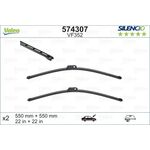MERCEDES C W203 SİLECEK SÜPÜRGESİ ÖN TAKIM 04-07 VALEO A2038201545