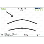 BMW E90 SİLECEK SÜPÜRGESİ ÖN TAKIM 05-10 VALEO 61610427668