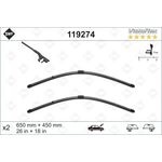 BMW F01 F02 SİLECEK SÜPÜRGESİ ÖN TAKIM 10-14 VALEO 61612163749