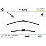 VW TIGUAN SİLECEK SÜPÜRGESİ ÖN TAKIM 07-16 VALEO 8T1955425A