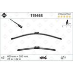 VW TIGUAN SİLECEK SÜPÜRGESİ ÖN TAKIM 16- VALEO 5NB998002