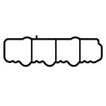 MERCEDES C W204 MANİFOLD CONTASI EMME 09- ELRING ​A6510910060