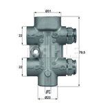 MERCEDES E W211 TERMOSTAT 06- BEHR-T A1645010065