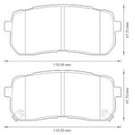 HYUNDAI H1 FREN BALATASI ARKA 08- MANDO 583024HA50