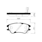 HYUNDAI ATOS FREN BALATASI ÖN 06-11 MANDO 5810102A10