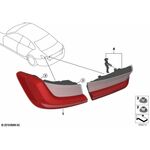 BMW G20 STOP CAMI SOL İÇ BTAP 63217420453