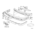 BMW E30 TAMPON ÇITASI ÖN SAĞ BTAP 51119459080