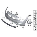 BMW F20 TAMPON ÖN BTAP 51117292959