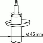 AMORTİSÖR ÖN SAĞ SOL M10 M40 85-90 BMW E30 BOGE 31321133224