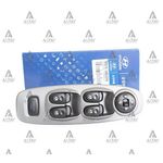 HYUNDAI ACCENT DÜĞME CAM AÇMA 00-02 AYNA AYAR DÜĞMELİ GRİ SOL MOBIS 93570-25020YN