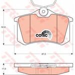 CITROEN C2 FREN BALATASI ARKA 04-10 TRW 425241