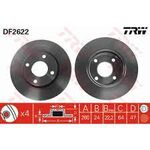 FORD MONDEO FREN DİSKİ ARKA 98-00 TRW 93BX 2A315 AD
