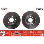 OPEL ASTRA G FREN DİSKİ ARKA 98- TRW 569109