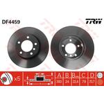 BMW E81 FREN DİSKİ ÖN 05-11 TRW 34116854998