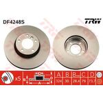 BMW E39 FREN DİSKİ ÖN 96-04 TRW 34111165859