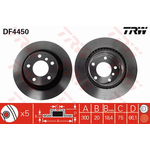BMW E81 FREN DİSKİ ÖN TAKIM 05-11 TRW 34216855007