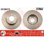 BMW E90 FREN DİSKİ ÖN TAKIM 05-18 TRW 34116855006