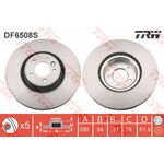 LAND ROVER FREN DİSKİ ÖN TAKIM 09-13 TRW LR016176