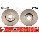 BMW X5 E70 FREN DİSKİ ÖN TAKIM 10-18 TRW 34116886478