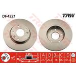 FREELANDER 1 FREN DİSKİ ÖN TAKIM 98-06 TRW SDB101070