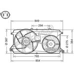 FORD TRANSIT V347 FAN MOTORU 06- KALE 6C118C607BD