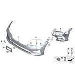 BMW G20 ÇEKİ DEMİR KAPAĞI ÖN 17- IOE-BMW 51118496520 BMW G20-G21 yedek parça