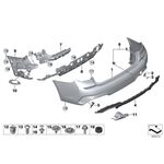 BMW G20 TAMPON BAKALİTİ ARKA İÇ SAĞ 17- IOE-BMW 51128069394