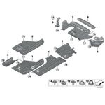 BMW G20 KAPLAMA ARAÇ ALTI ARKA 17- IOE-BMW 51757428190 BMW G20-G21 yedek parça