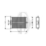 MERCEDES W140 KALORİFER RADYATÖRÜ 1991-1998 KALE A1408300561