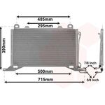 MERCEDES W210 KLİMA RADYATÖRÜ 1995-2002 KALE A2108300370