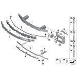 BMW G20 ÖN TAMPON DARBE EMİCİ 17- IOE-BMW 51117422212