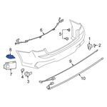 BMW G20 TAMPON BAKALİTİ ARKA SAĞ ALT 17- IOE-BMW 51127933156