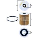 MINI R50 YAĞ FİLTRESİ 01-06 MAHLE 11427512446