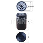 JEEP CHEROKEE YAĞ FİLTRESİ 01- MAHLE 46795125