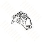 FORD FIESTA ÇAMURLUK DAVLUMBAZI ARKA SAĞ 08- BSG BA69278B50AE